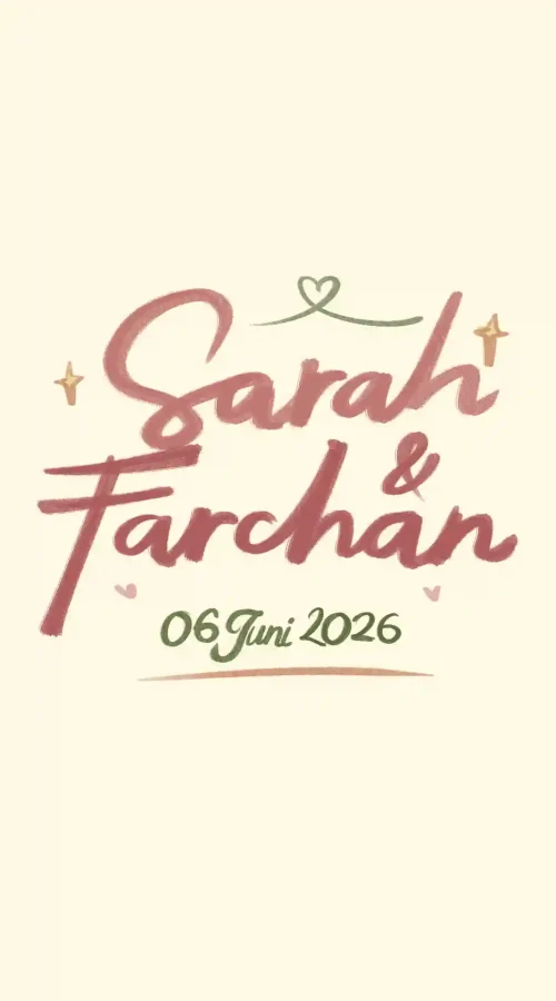 Cover Sarah & Farchan