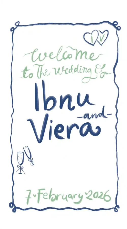 Thumbnail Sketch Blue Citrus Cover Ibnu & Viera